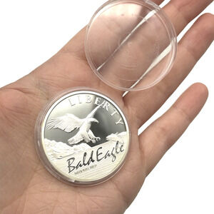 2016 United States of American National Symbols Bald Eagle Silver Plate Proof